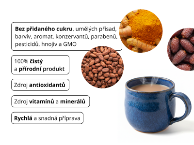 Golden cocoa, BIO - Instantní nápoj v prášku - 3