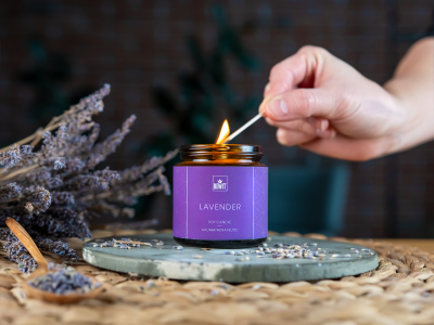 Lavanda – candela di soia -  - 4
