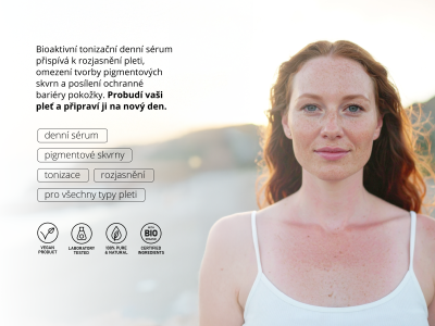 Bioaktivní tonizační sérum s anti-pigment efektem pro sjednocenou pleť – Luminéa Glow Morning Ritual BIO - Holistická kosmetika - 2