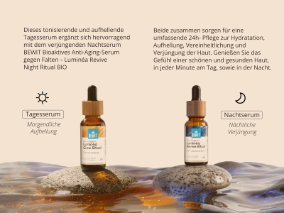 Bioaktives tonisierendes Serum mit Anti-Pigment-Effekt für eine einheitliche Haut - Luminéa Glow Morning Ritual BIO - Holistische Kosmetik - 4