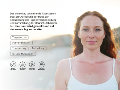 Bioaktives tonisierendes Serum mit Anti-Pigment-Effekt für eine einheitliche Haut - Luminéa Glow Morning Ritual BIO - Holistische Kosmetik - 2