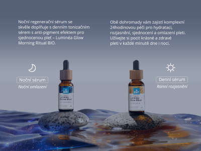 Bioaktivní anti-aging sérum proti vráskám – Luminéa Revive Night Ritual BIO - Holistická kosmetika - 4