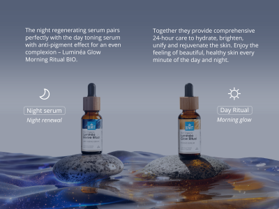 Bioactive anti-aging serum against wrinkles - Luminéa Revive Night Ritual BIO - Holistic cosmetics - 4