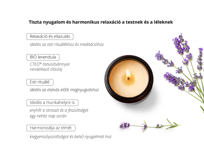Levendula – szójaviasz gyertya -  - 4