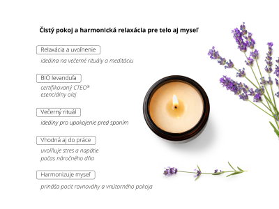 Levanduľa – sójová sviečka -  - 4