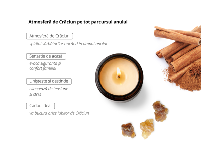 Merry Christmas – lumânare din soia -  - 4