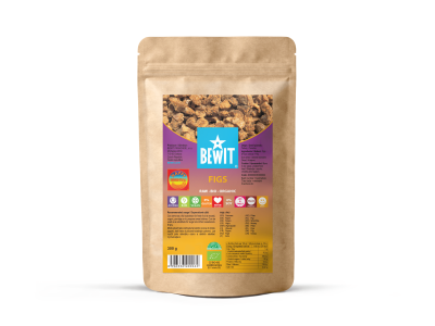 Сушени смокини, нарязани на филийки, BIO RAW