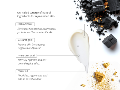 Golden Elixir C60 Cream – Eternal Flow - Holistic Cosmetics - 3
