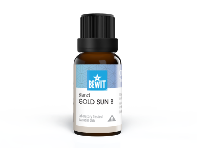 Gold Sun B ēteriskā eļļa - 100% tīrs un dabīgs CTEO® ēterisko eļļu maisījums - 3