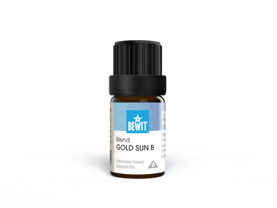 Gold Sun B ēteriskā eļļa - 100% tīrs un dabīgs CTEO® ēterisko eļļu maisījums - 4