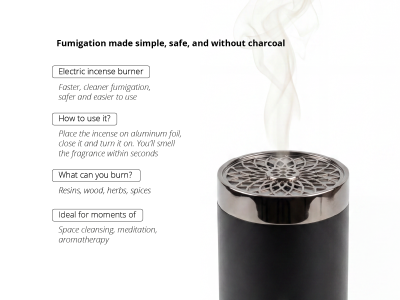 Dark Temple Electric Incense Burner -  - 3