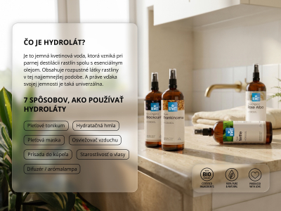 Hydrolát z kamélie čínskej BIO - 100% přírodní hydrolát - 7