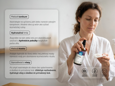 Hydrolát z kamélie čínskej BIO - 100% přírodní hydrolát - 8