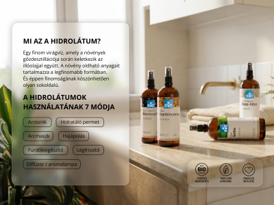 BIO Olasz szalmagyopár hidrolátum - 100% természetes hidrolátum - 3
