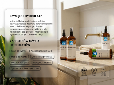 Hydrolat z czarnej porzeczki BIO - W 100% naturalny hydrolat - 7