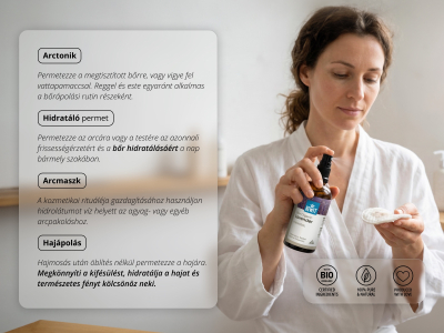 BIO Olasz szalmagyopár hidrolátum - 100% természetes hidrolátum - 5
