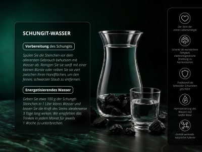 Massagematte mit Schungit - Mineral - 6