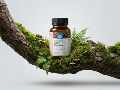 Reishi Premium, Organic (≥ 30% Beta-Glucans) - Food supplement. Dual extract of organic reishi fruiting bodies. - 9