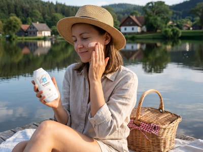 Cremă de protecție solară, SPF 10, protecție scăzută, rezistentă la apă - Cosmetice naturale - 9