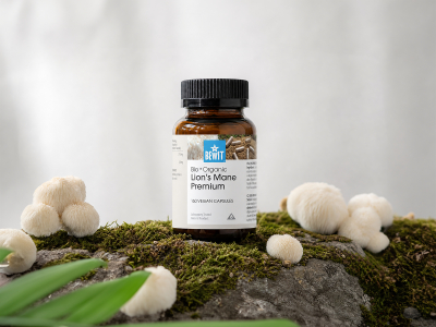 Lion´s Mane Premium, BIO (≥30 % betaglucani) - Supliment alimentar. Extract dual din corpul fructifer al ciupercii Lion's Mane, de calitate BIO. - 9