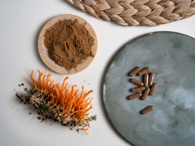 Cordyceps Premium, BIO (≥30% betaglukanů) - Doplněk stravy. Duální extrakt z mycelia housenice čínské v BIO kvalitě. - 7