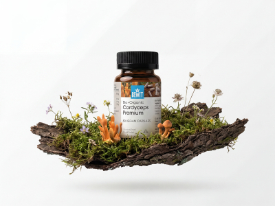 Cordyceps Premium, BIO (≥30% betaglukanů) - Doplněk stravy. Duální extrakt z mycelia housenice čínské v BIO kvalitě. - 8