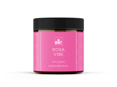 Rosa vibe - sojas svece