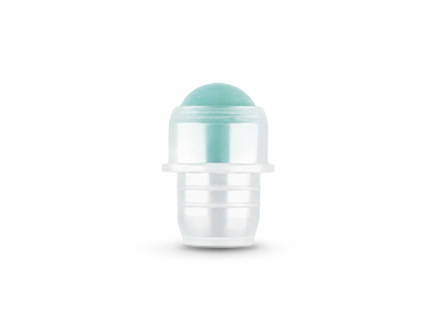 Roll-on flakon 5 ml – matt barna, ezüst kupak -  - 4
