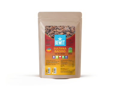 BEWIT Stafide sultane BIO, RAW