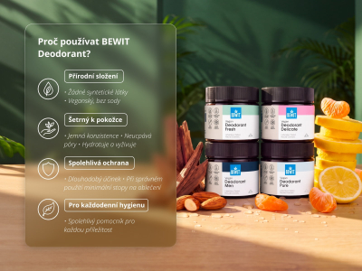 Přírodní deodorant Fresh - Tuhý krémový deodorant s CTEO® esenciálními oleji - 3