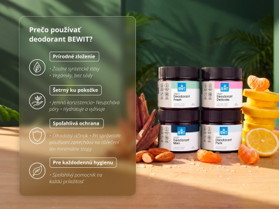 Prírodný dezodorant Fresh - Tuhý krémový dezodorant s CTEO® esenciálnymi olejmi - 3