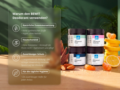 Natürliches Deodorant For Men - Festes Deocreme mit CTEO® ätherischen Ölen - 3