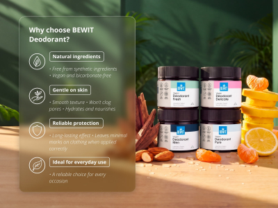 Natural Deodorant For Men - Solid cream deodorant with CTEO® essential oils - 3