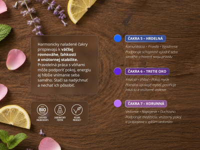 Esenciálny olej Chakra 2 - 100% čistá a prírodná zmes CTEO® ​​esenciálnych olejov - 5