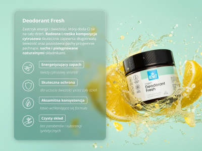 Naturalny dezodorant Fresh - Dezodorant w kremie z olejkami eterycznymi CTEO® - 2