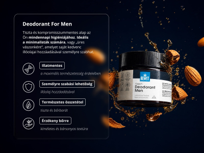 Természetes dezodor férfiaknak - Szilárd krémdezodor CTEO® illóolajokkal - 2