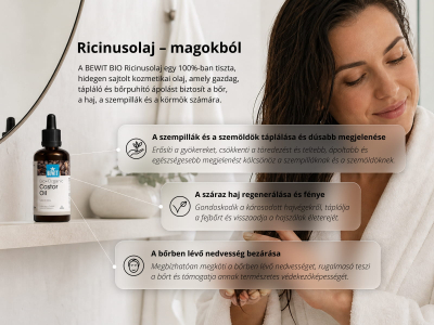 Ricinusolaj - BIO magvakból - 100% természetes kozmetikai olaj - 5
