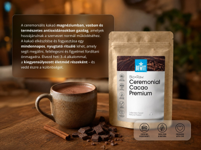 Ceremoniális kakaó Premium, BIO RAW - Szuperélelmiszer - 6
