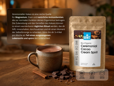 Zeremonialkakao Cream Spirit, BIO - Superfood - 5
