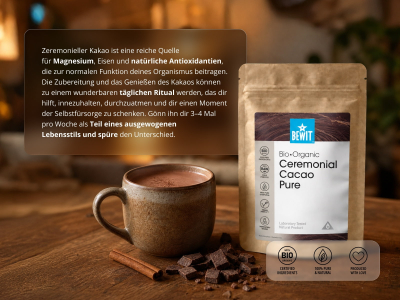 Zeremonialkakao Pure, BIO - Superfood - 4