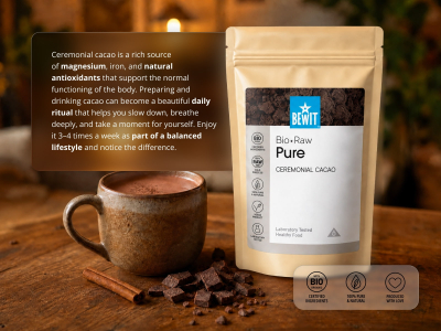 Ceremonial Cacao Pure RAW, Organic - Superfood - 5