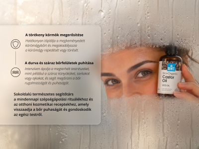 Ricinusolaj - BIO magvakból - 100% természetes kozmetikai olaj - 6