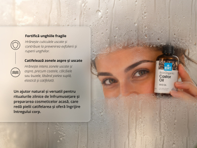 Ulei de ricin - din semințe BIO - Ulei cosmetic 100% natural - 6