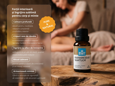 Frankincense Quattuor ulei esențial - Amestec de uleiuri esențiale 100% pure și naturale CTEO® - 6