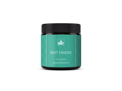 Best friend - bougie de soja - Bougie d'aromathérapie 100% pure et naturelle au soja - 1