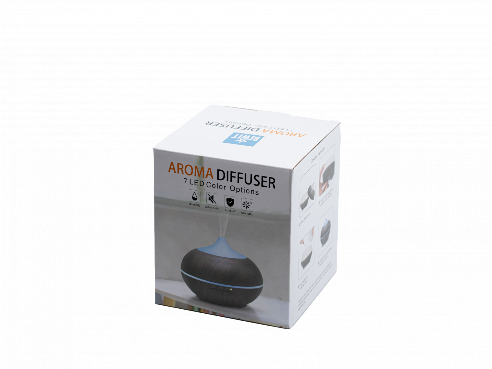 Aroma diffuser SMELL LINE 150, light wood -  - 3