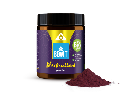 BEWIT Cassis en poudre lyophilisée, BIO RAW