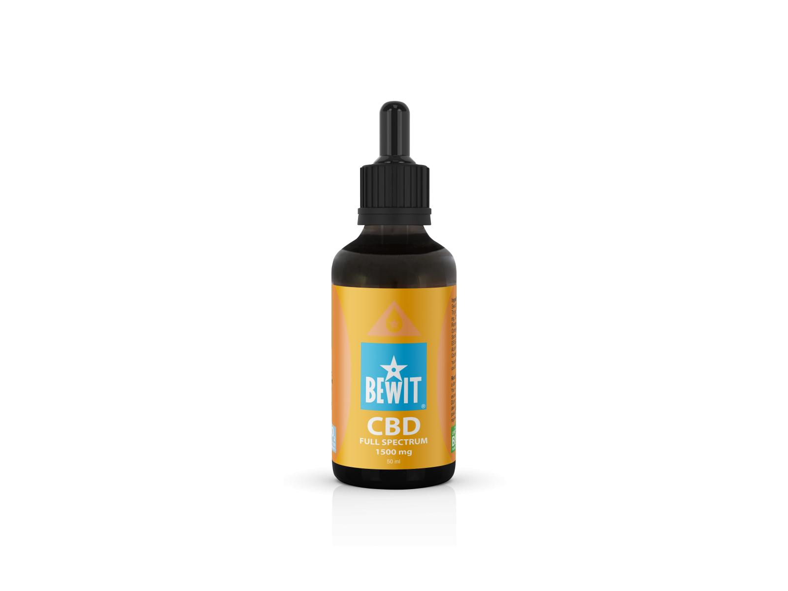 BEWIT CBD FULL SPECTRUM 1500 mg - IN ORGANIC HEMP OIL - 2