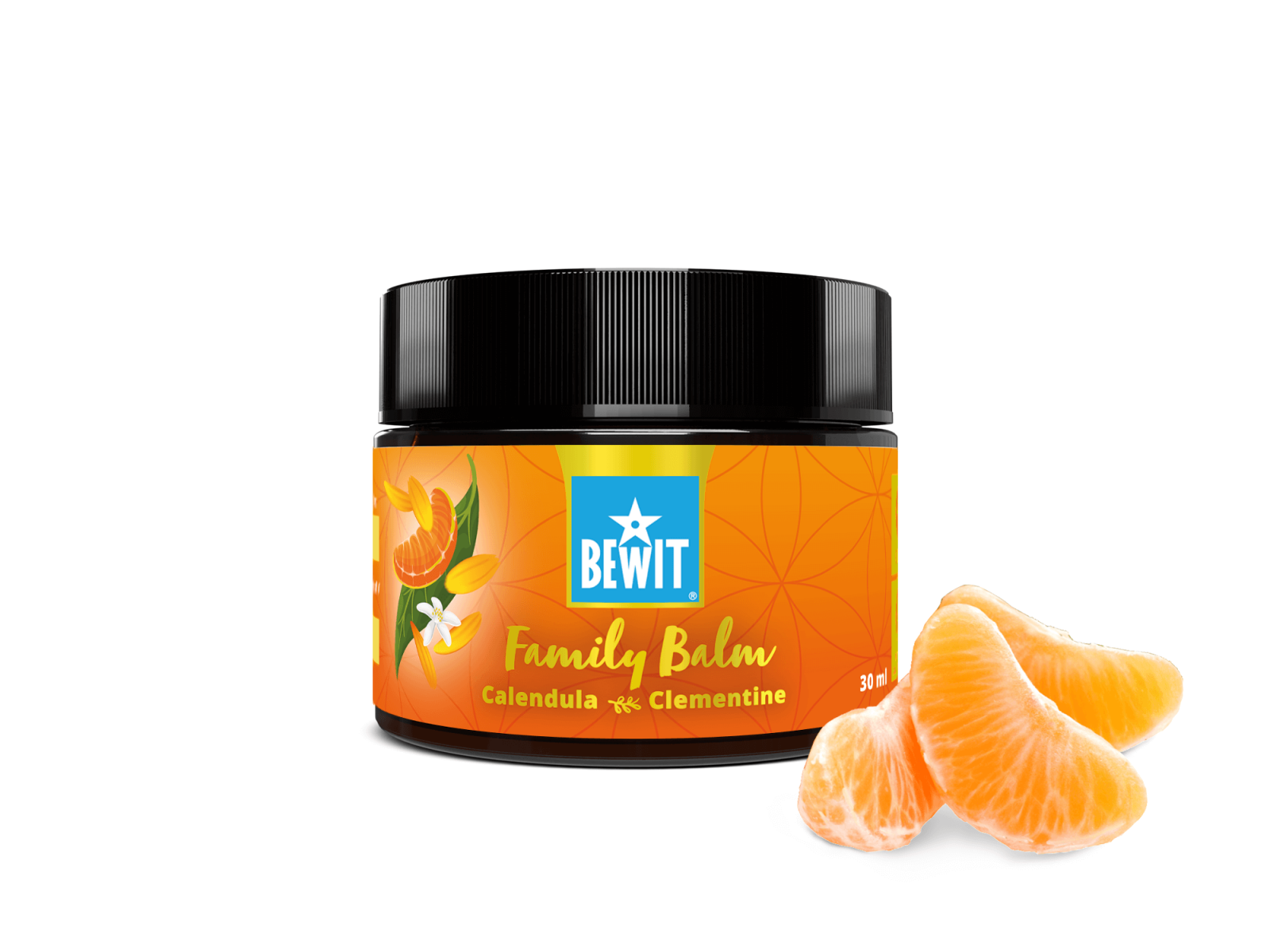 BEWIT FAMILY BALM CALENDULA AND CLEMENTINE - CARING BALM FOR THE WHOLE FAMILY - 4
