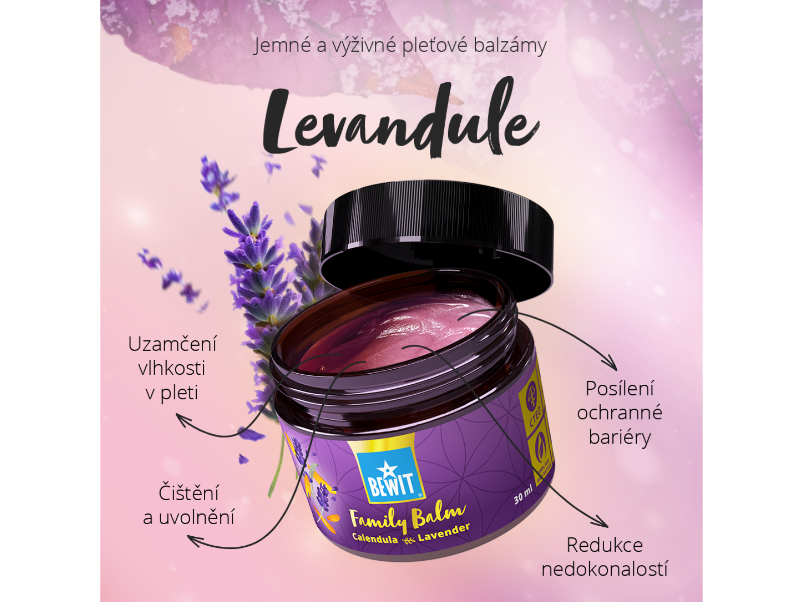BEWIT FAMILY BALM CALENDULA AND LAVENDER - CARING BALM FOR THE WHOLE FAMILY - 6